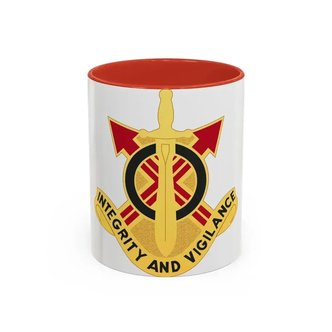 107th Artillery Group (U.S. Army) Accent Coffee Mug 11oz Red - Go Mug Yourself