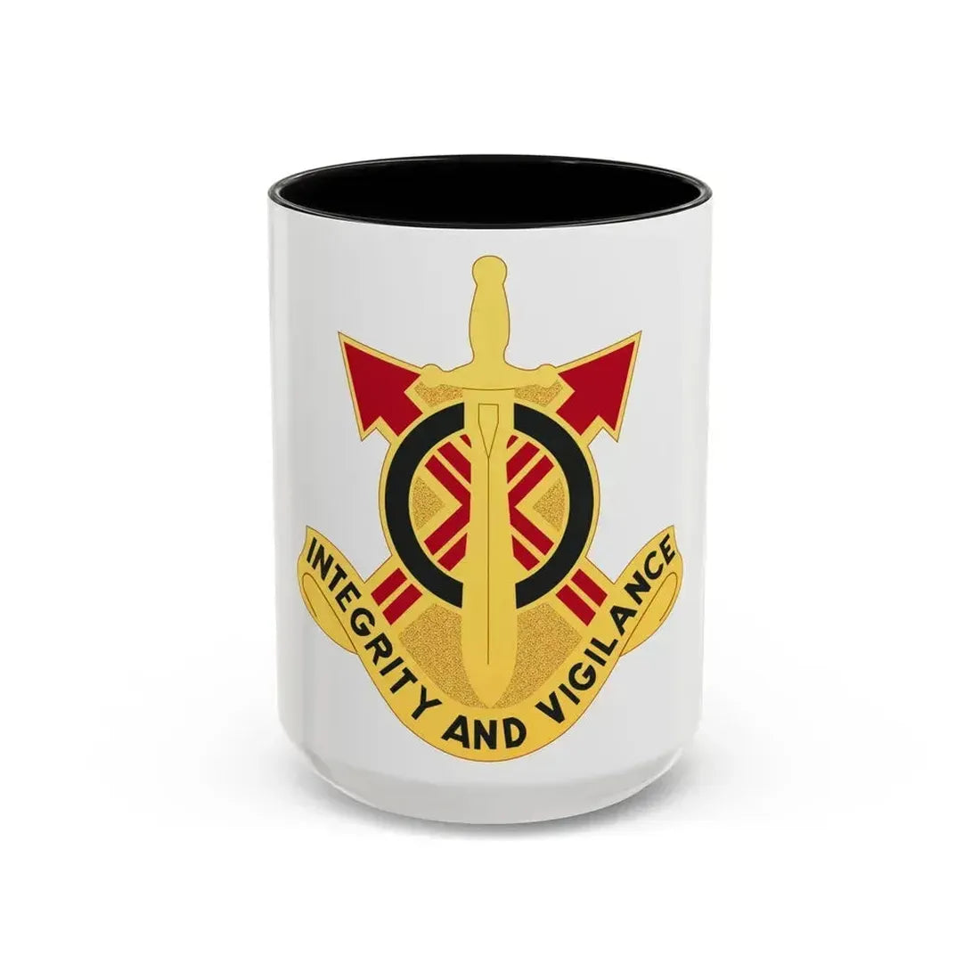 107th Artillery Group (U.S. Army) Accent Coffee Mug 15oz Black - Go Mug Yourself