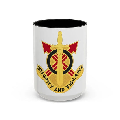 107th Artillery Group (U.S. Army) Accent Coffee Mug 15oz Black - Go Mug Yourself