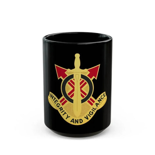 107th Artillery Group (U.S. Army) Black Coffee Mug 15oz - Go Mug Yourself