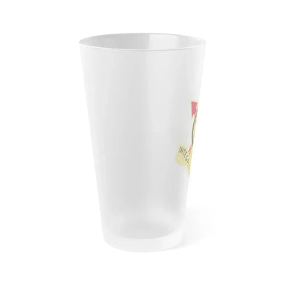 107th Artillery Group (U.S. Army) Frosted Pint Glass 16oz - Go Mug Yourself