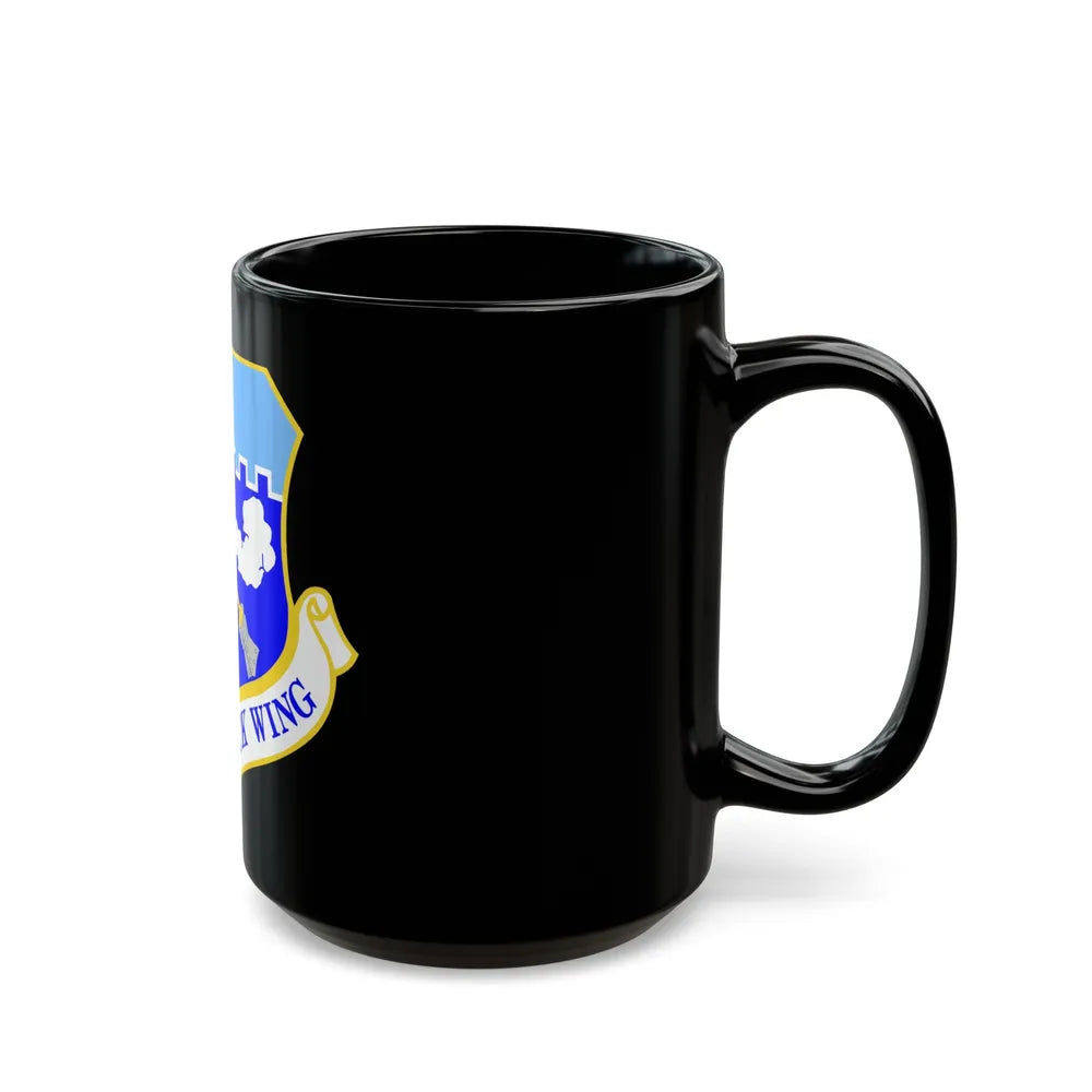 107th Attack Wing (U.S. Air Force) Black Coffee Mug-Go Mug Yourself