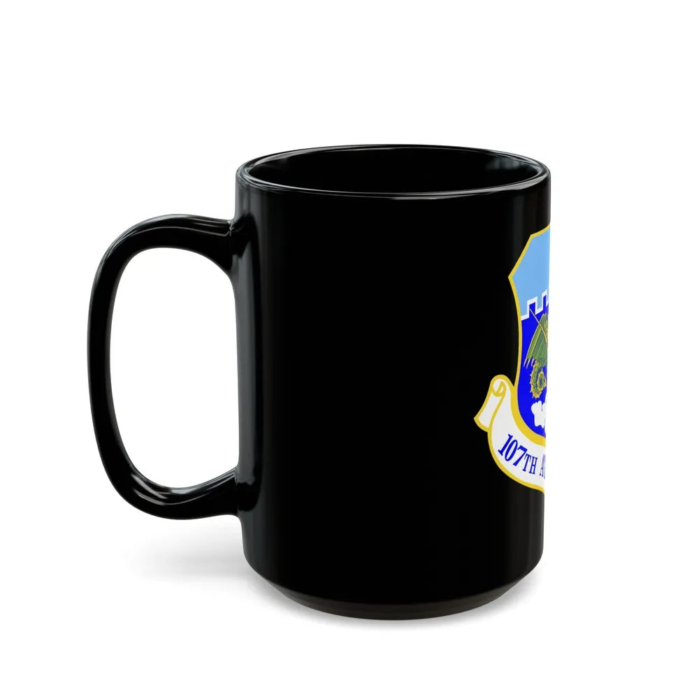 107th Attack Wing (U.S. Air Force) Black Coffee Mug-Go Mug Yourself