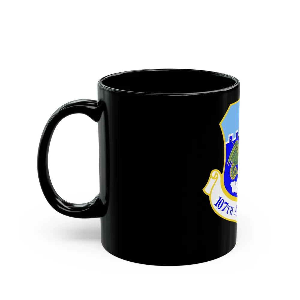 107th Attack Wing (U.S. Air Force) Black Coffee Mug-Go Mug Yourself