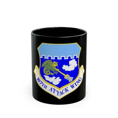 107th Attack Wing (U.S. Air Force) Black Coffee Mug 11oz - Go Mug Yourself