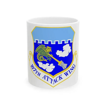 107th Attack Wing (U.S. Air Force) White Coffee Mug 11oz - Go Mug Yourself