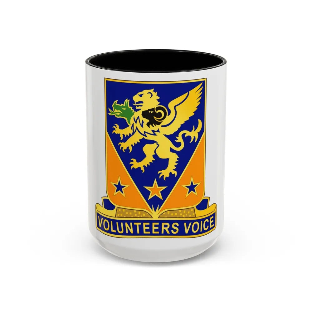 107th Aviation Regiment (U.S. Army) Accent Coffee Mug-15oz-Black-Go Mug Yourself