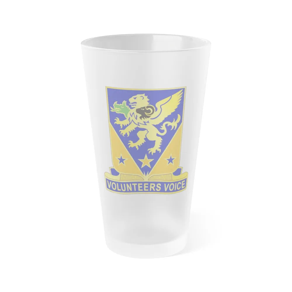 107th Aviation Regiment (U.S. Army) Frosted Pint Glass 16oz-Go Mug Yourself