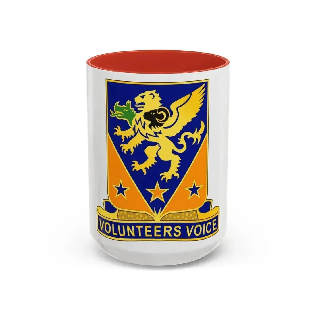 107th Aviation Regiment (U.S. Army) Accent Coffee Mug 15oz Red - Go Mug Yourself
