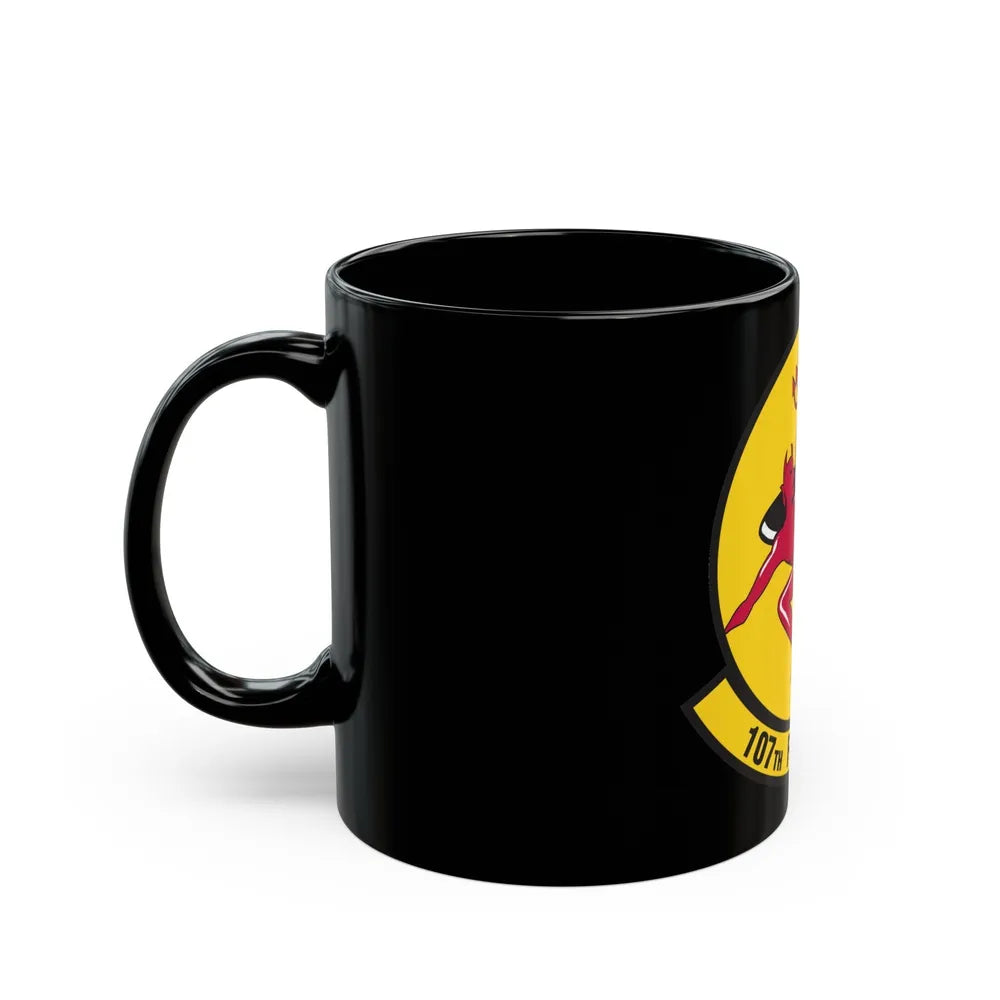 107th Fighter Squadron (U.S. Air Force) Black Coffee Mug-Go Mug Yourself