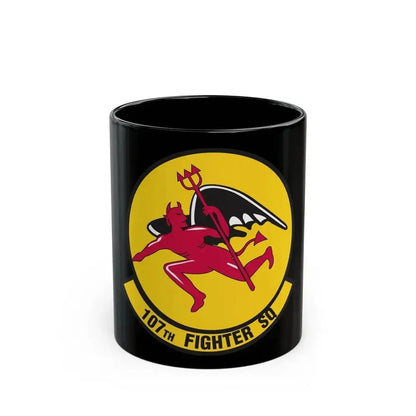 107th Fighter Squadron (U.S. Air Force) Black Coffee Mug 11oz - Go Mug Yourself