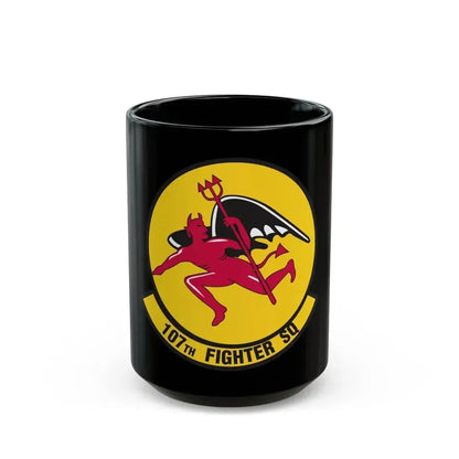 107th Fighter Squadron (U.S. Air Force) Black Coffee Mug 15oz - Go Mug Yourself