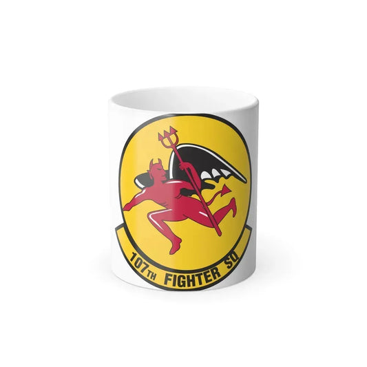 107th Fighter Squadron (U.S. Air Force) Color Changing Coffee Mug 11oz - Go Mug Yourself