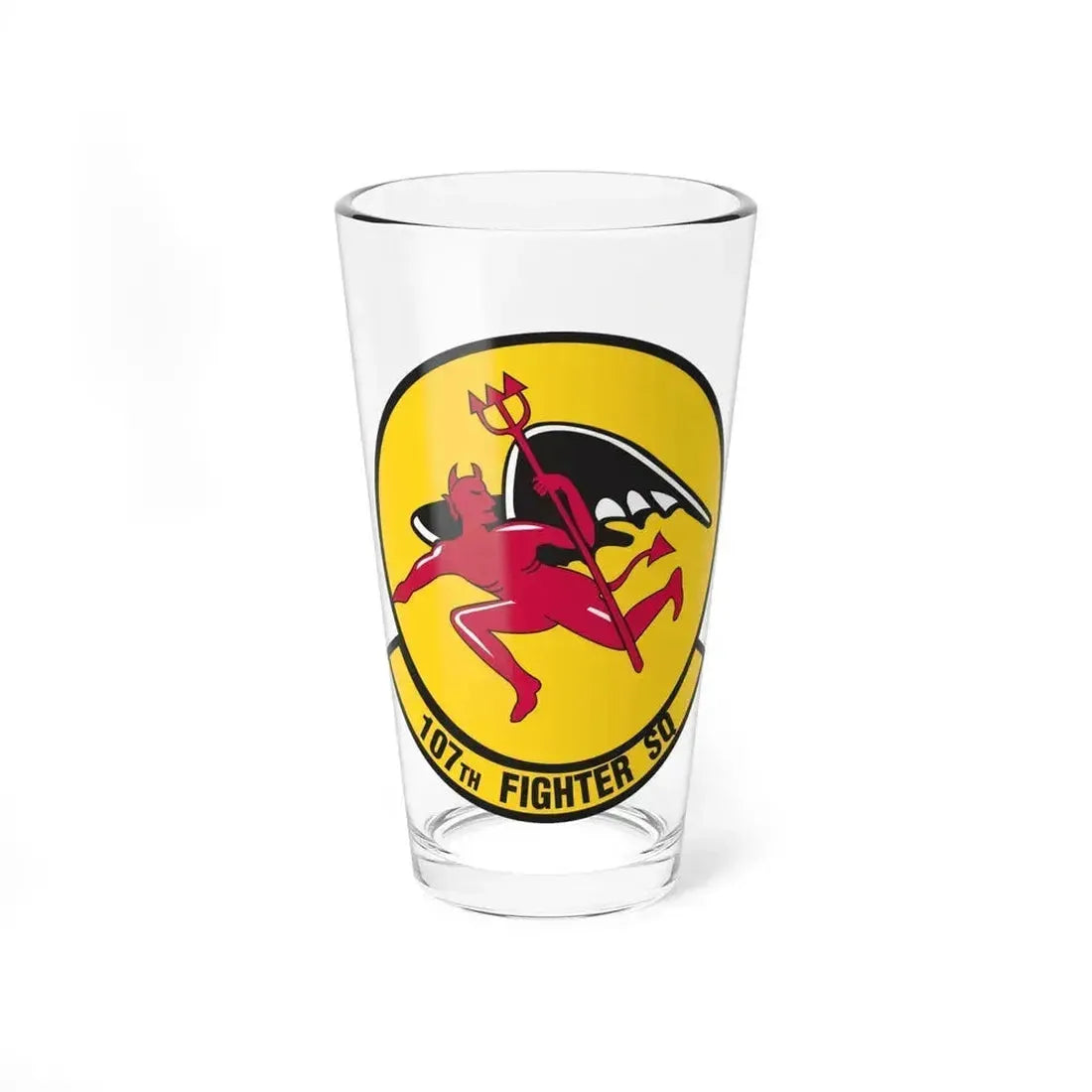 107th Fighter Squadron (U.S. Air Force) Pint Glass 16oz 16oz - Go Mug Yourself