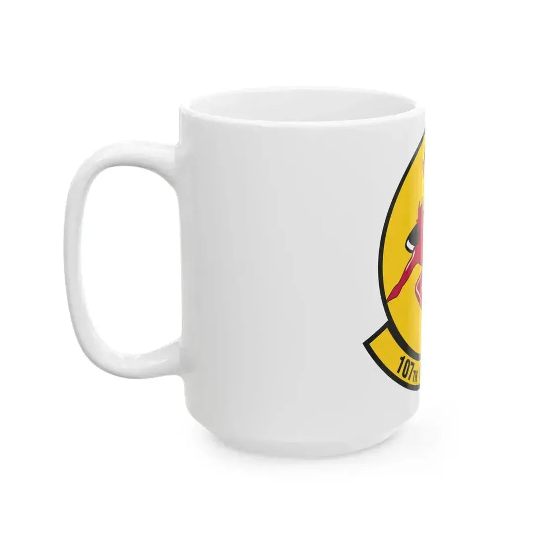 107th Fighter Squadron (U.S. Air Force) White Coffee Mug - Go Mug Yourself