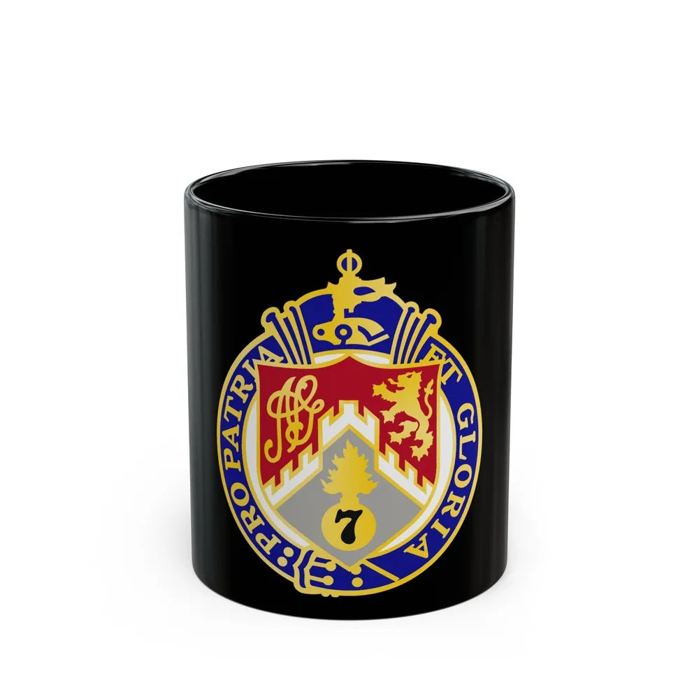 107th Infantry Regiment (U.S. Army) Black Coffee Mug-11oz-Go Mug Yourself