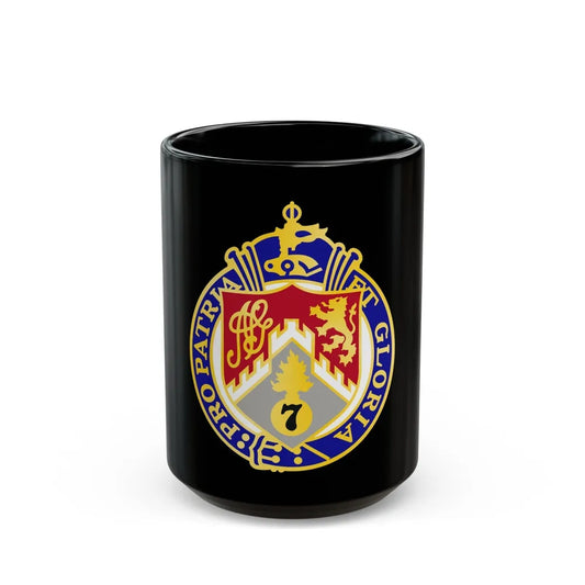 107th Infantry Regiment (U.S. Army) Black Coffee Mug-15oz-Go Mug Yourself