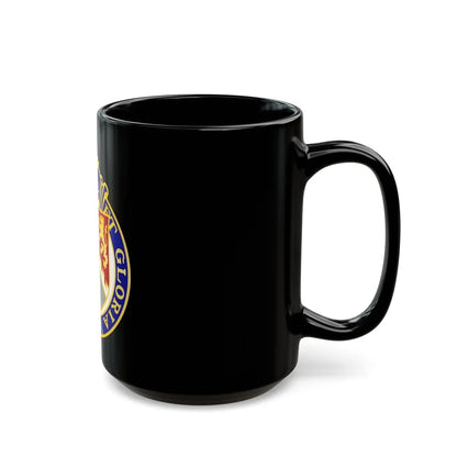 107th Infantry Regiment (U.S. Army) Black Coffee Mug-Go Mug Yourself