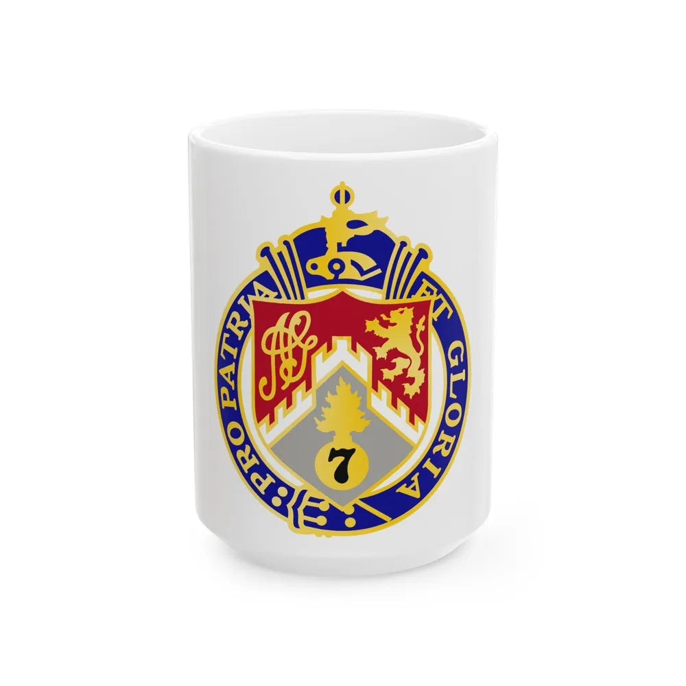 107th Infantry Regiment (U.S. Army) White Coffee Mug-15oz-Go Mug Yourself