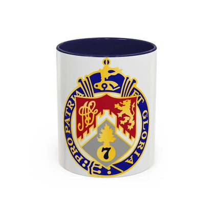 107th Infantry Regiment (U.S. Army) Accent Coffee Mug 11oz Navy - Go Mug Yourself