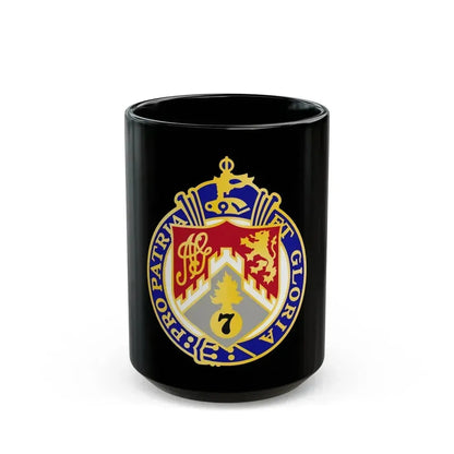 107th Infantry Regiment (U.S. Army) Black Coffee Mug 15oz - Go Mug Yourself