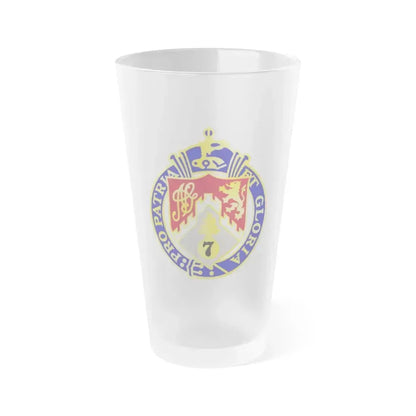 107th Infantry Regiment (U.S. Army) Frosted Pint Glass 16oz Default Title - Go Mug Yourself