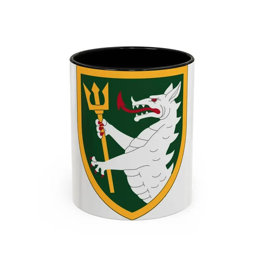 108 Armored Cavalry Regiment (U.S. Army) Accent Coffee Mug 11oz Black - Go Mug Yourself