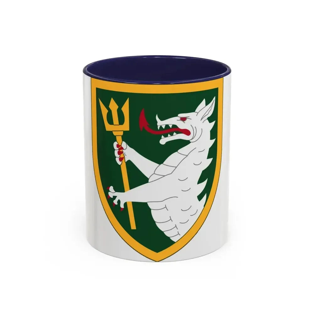 108 Armored Cavalry Regiment (U.S. Army) Accent Coffee Mug 11oz Navy - Go Mug Yourself
