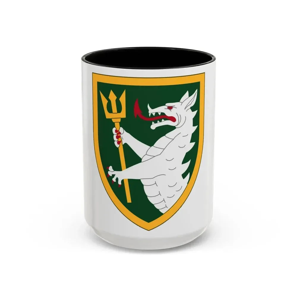 108 Armored Cavalry Regiment (U.S. Army) Accent Coffee Mug 15oz Black - Go Mug Yourself