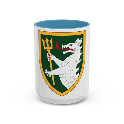 108 Armored Cavalry Regiment (U.S. Army) Accent Coffee Mug 15oz Light Blue - Go Mug Yourself