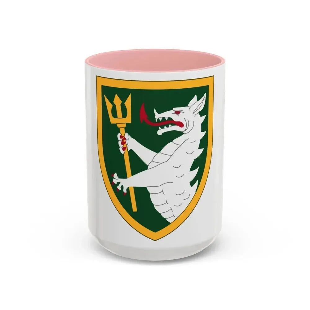108 Armored Cavalry Regiment (U.S. Army) Accent Coffee Mug 15oz Pink - Go Mug Yourself