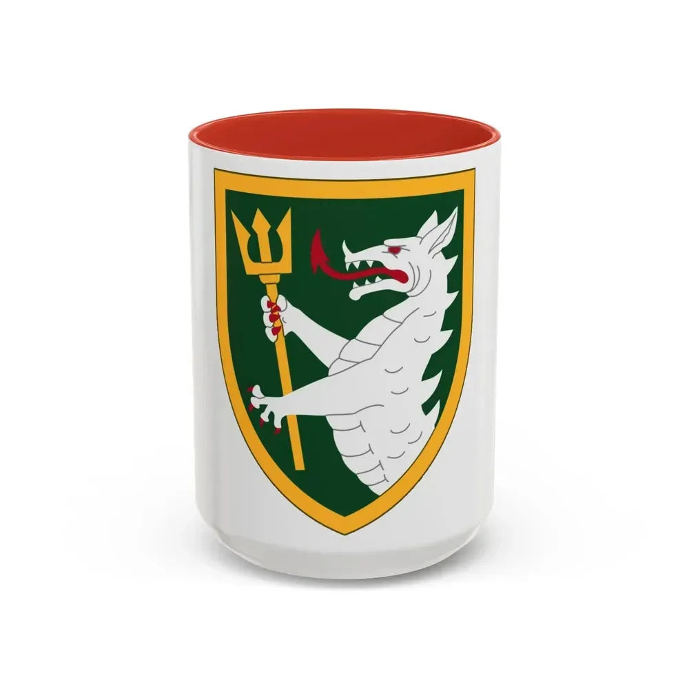 108 Armored Cavalry Regiment (U.S. Army) Accent Coffee Mug 15oz Red - Go Mug Yourself