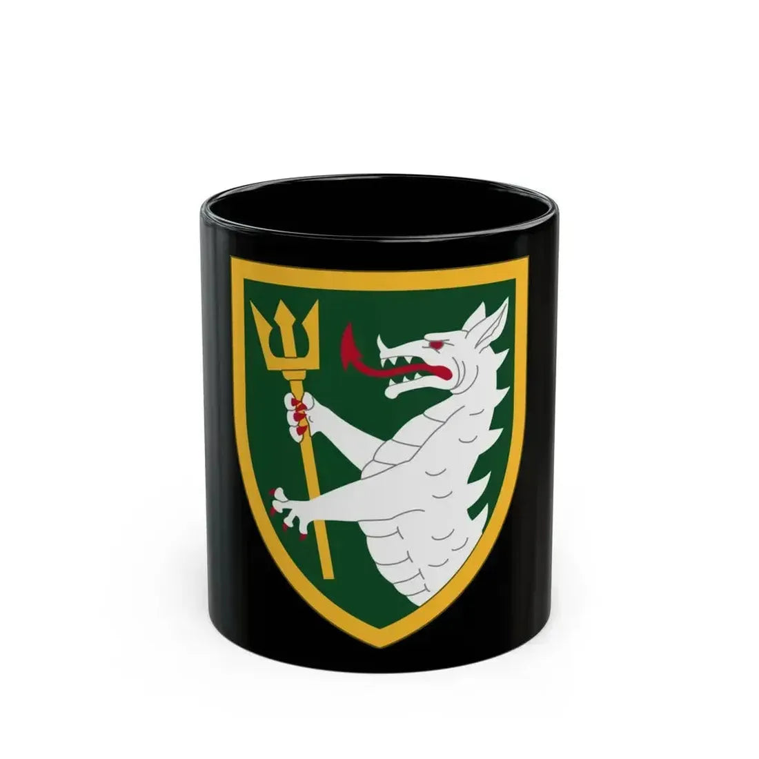 108 Armored Cavalry Regiment (U.S. Army) Black Coffee Mug 11oz - Go Mug Yourself