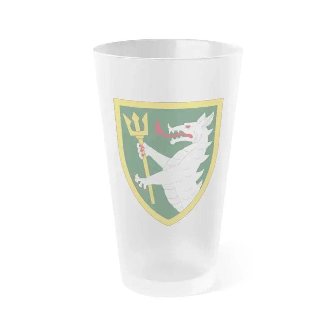 108 Armored Cavalry Regiment (U.S. Army) Frosted Pint Glass 16oz Default Title - Go Mug Yourself
