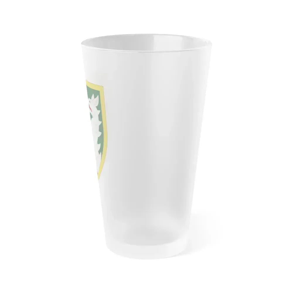 108 Armored Cavalry Regiment (U.S. Army) Frosted Pint Glass 16oz - Go Mug Yourself