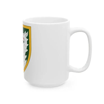108 Armored Cavalry Regiment (U.S. Army) White Coffee Mug - Go Mug Yourself