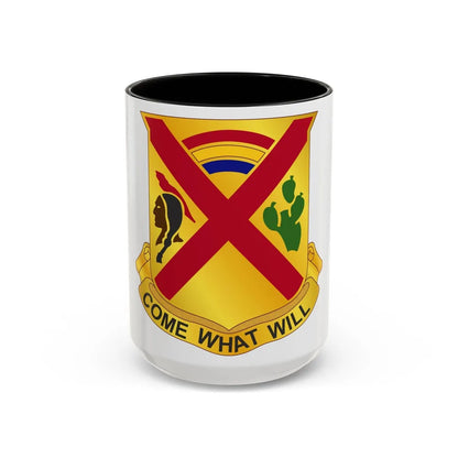 108 Cavalry Regiment (U.S. Army) Accent Coffee Mug-15oz-Black-Go Mug Yourself