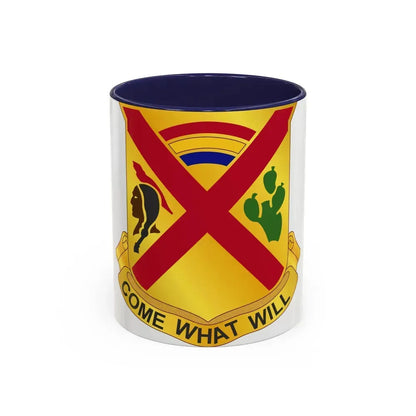 108 Cavalry Regiment (U.S. Army) Accent Coffee Mug 11oz Navy - Go Mug Yourself