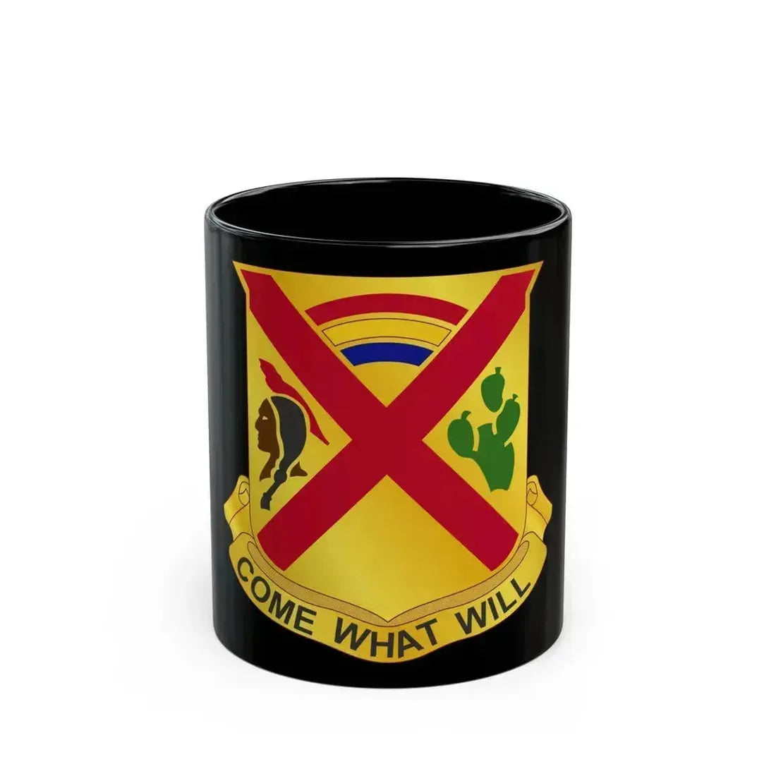 108 Cavalry Regiment (U.S. Army) Black Coffee Mug 11oz - Go Mug Yourself