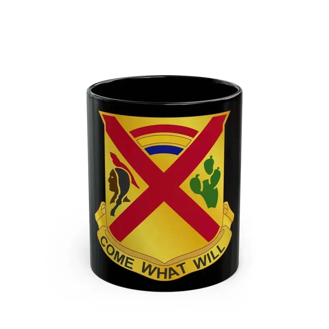 108 Cavalry Regiment (U.S. Army) Black Coffee Mug - Go Mug Yourself