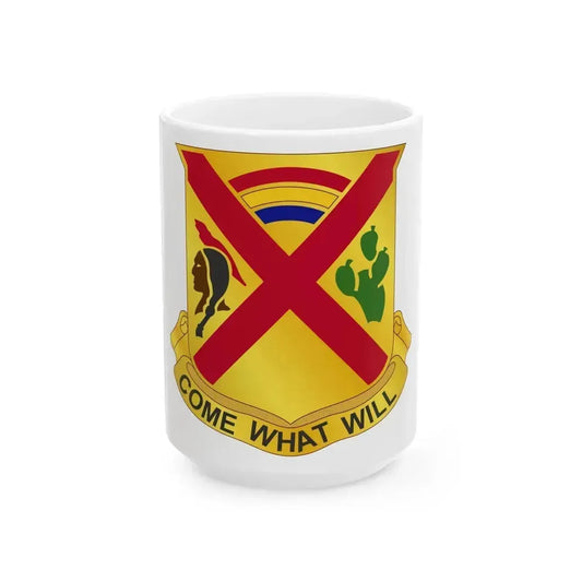 108 Cavalry Regiment (U.S. Army) White Coffee Mug 15oz - Go Mug Yourself