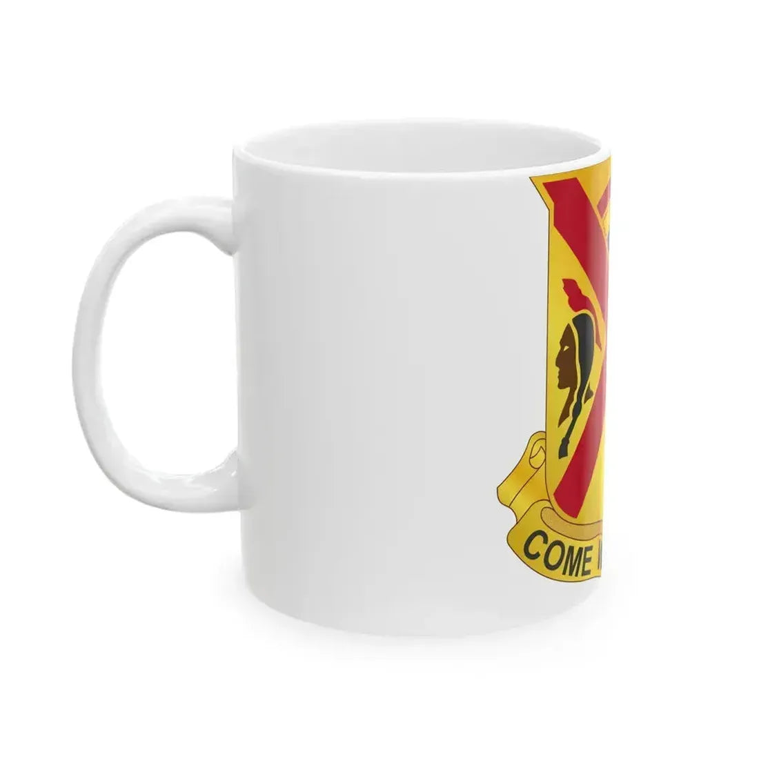 108 Cavalry Regiment (U.S. Army) White Coffee Mug - Go Mug Yourself