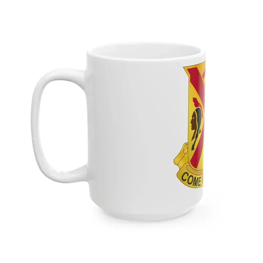 108 Cavalry Regiment (U.S. Army) White Coffee Mug - Go Mug Yourself