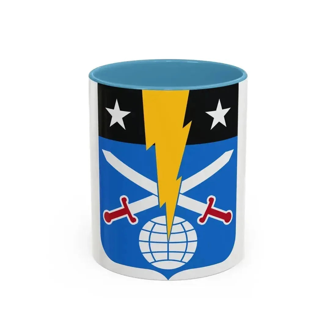 108 Military Intelligence Battalion 2 (U.S. Army) Accent Coffee Mug 11oz Light Blue - Go Mug Yourself