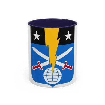 108 Military Intelligence Battalion 2 (U.S. Army) Accent Coffee Mug 11oz Navy - Go Mug Yourself