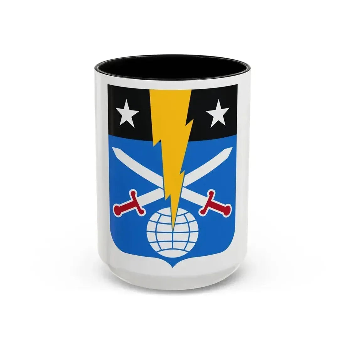 108 Military Intelligence Battalion 2 (U.S. Army) Accent Coffee Mug 15oz Black - Go Mug Yourself