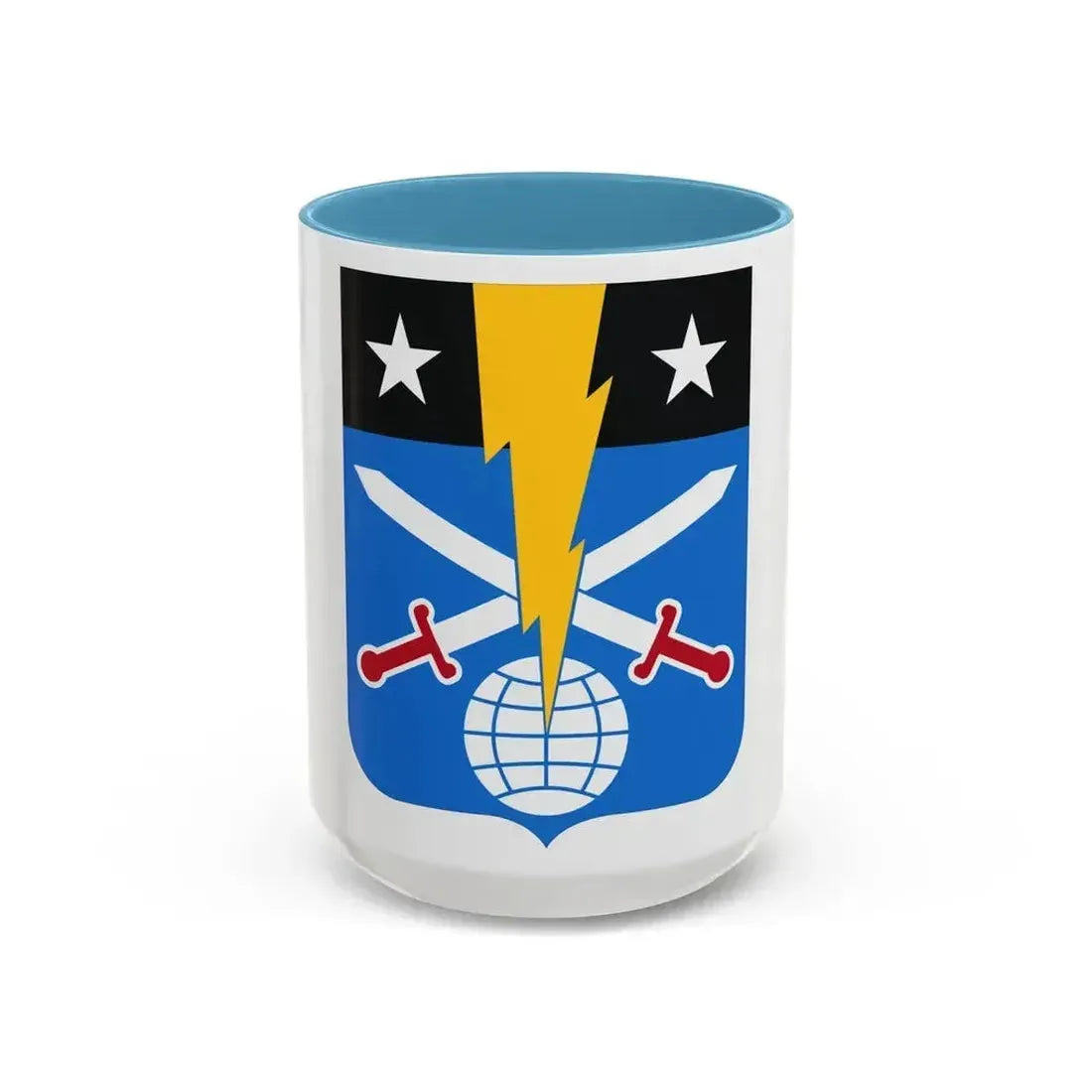 108 Military Intelligence Battalion 2 (U.S. Army) Accent Coffee Mug 15oz Light Blue - Go Mug Yourself