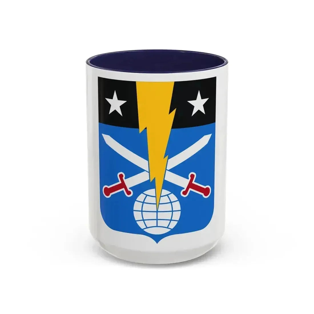 108 Military Intelligence Battalion 2 (U.S. Army) Accent Coffee Mug 15oz Navy - Go Mug Yourself