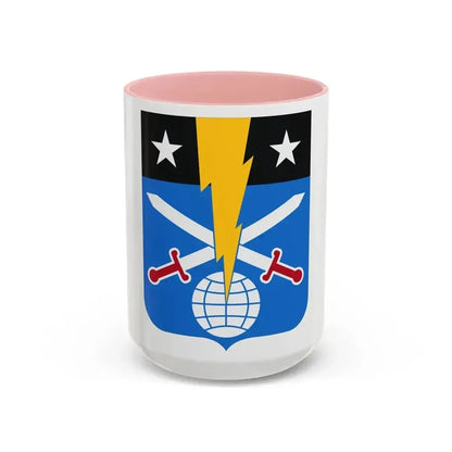 108 Military Intelligence Battalion 2 (U.S. Army) Accent Coffee Mug 15oz Pink - Go Mug Yourself