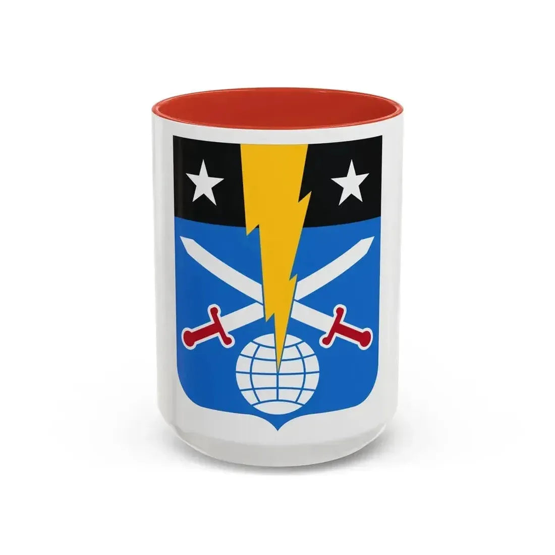 108 Military Intelligence Battalion 2 (U.S. Army) Accent Coffee Mug 15oz Red - Go Mug Yourself